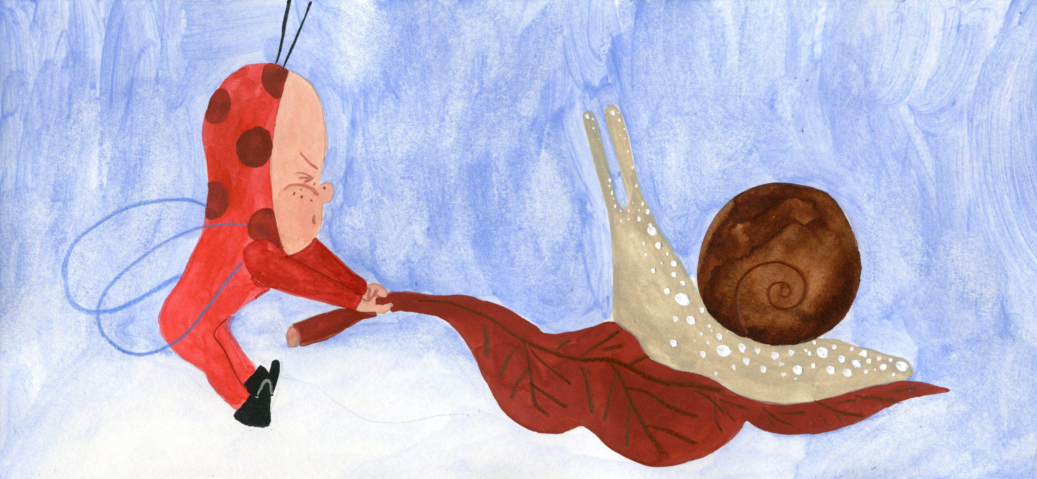illustration from "Dot's Plan" picturebook